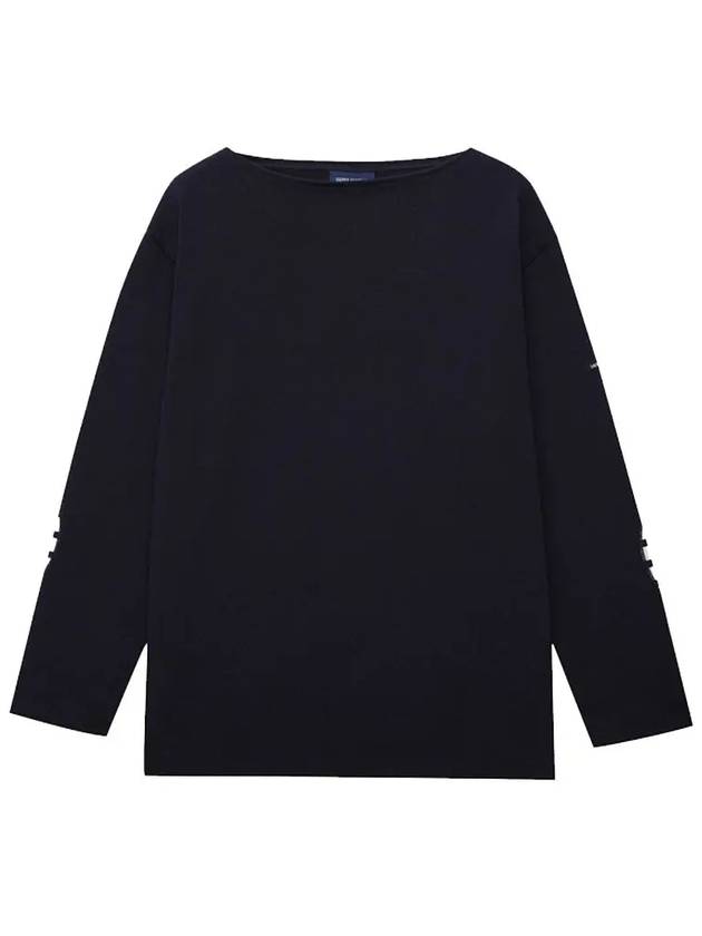 Merid Mode Elbow Patch Long Sleeve T-Shirt Navy - SAINT JAMES - BALAAN 2