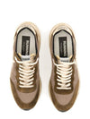 Running Sole Mesh Low Top Sneakers Olive Green - GOLDEN GOOSE - BALAAN 3