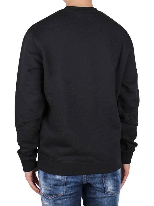 Milano Brushed Logo Sweatshirt Black - MSGM - BALAAN 5