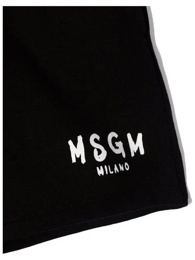 Kids Logo Print Shorts MS028742 110 - MSGM - BALAAN 4