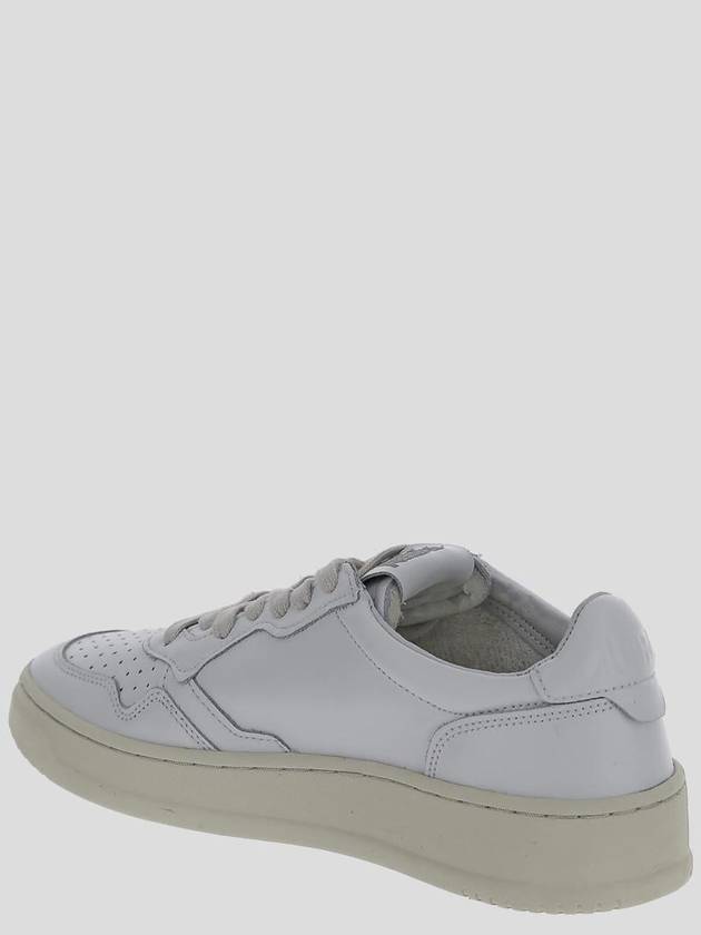 Medalist Leather Low Top Sneakers White - AUTRY - BALAAN 4