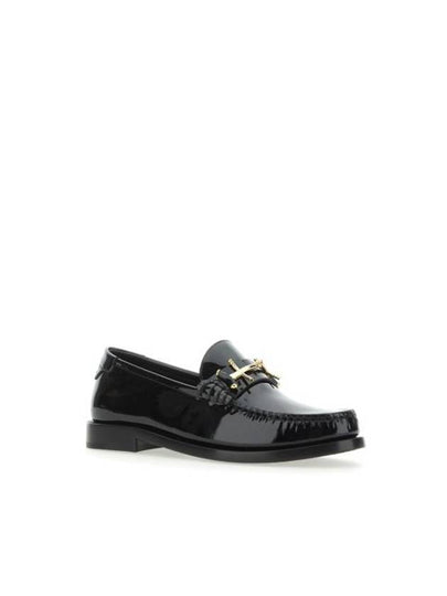 Patent Leather Loafers Black - SAINT LAURENT - BALAAN 2