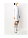 Classic sweater short dress white - THOM BROWNE - BALAAN 6