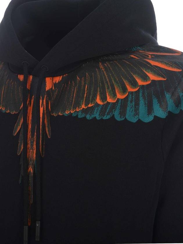 Icon Wings Hood Black - MARCELO BURLON - BALAAN 6