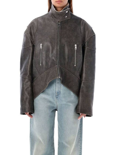 leather jacket black - JW ANDERSON - BALAAN 2