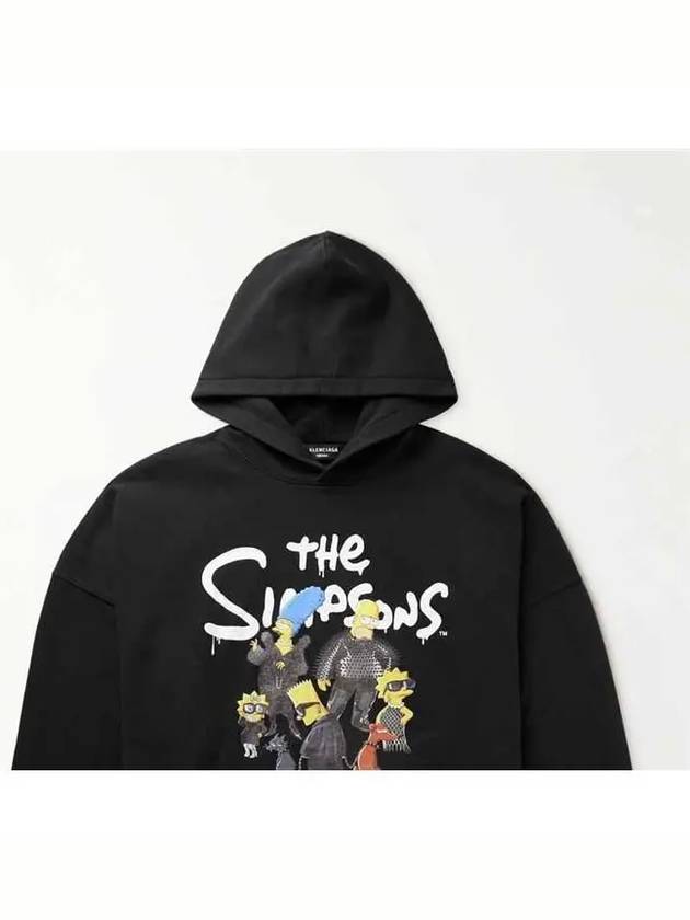 Men's Simpson Overfit Hoodie Black - BALENCIAGA - BALAAN 7