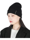 Metal Label Beanie Black - C WEAR BY THE GENIUS - BALAAN 7