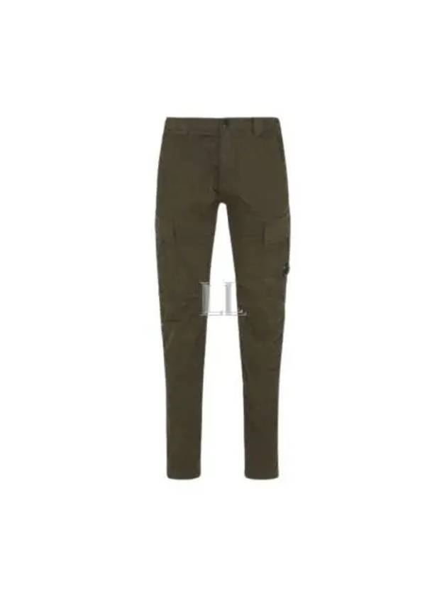 Stretch Sateen Ergonomic Lens Double Cargo Straight Pants Ivy Green - CP COMPANY - BALAAN 2