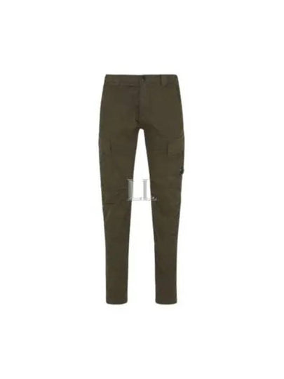 Stretch Sateen Ergonomic Lens Double Cargo Straight Pants Ivy Green - CP COMPANY - BALAAN 2