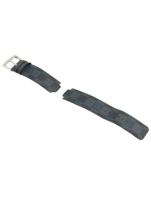 Damier Cobalt Graphite Canvas Tambour Watch Strap R15042 - LOUIS VUITTON - BALAAN 3