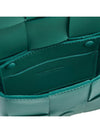 Intrecciato Cassette Small Cross Bag Green - BOTTEGA VENETA - BALAAN 10