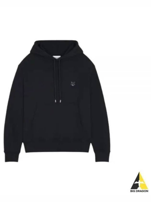 Bold Fox Head Patch Comfort Hoodie Black - MAISON KITSUNE - BALAAN 2