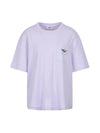 Flee loose fit round neck short sleeve T-shirt MW3SE060VIO - P_LABEL - BALAAN 2