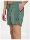 Swimming Nylon Trunk Shorts Green - STONE ISLAND - BALAAN 5