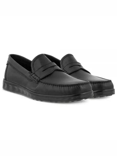 S Lite Moc Penny Loafer Black - ECCO - BALAAN 2