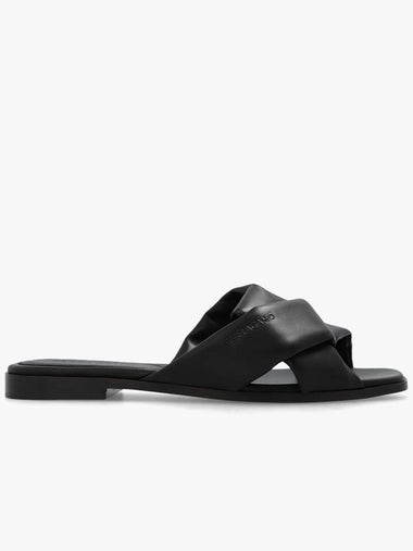 FERRAGAMO ‘Alrai’ Slides, Women's, Black - SALVATORE FERRAGAMO - BALAAN 1