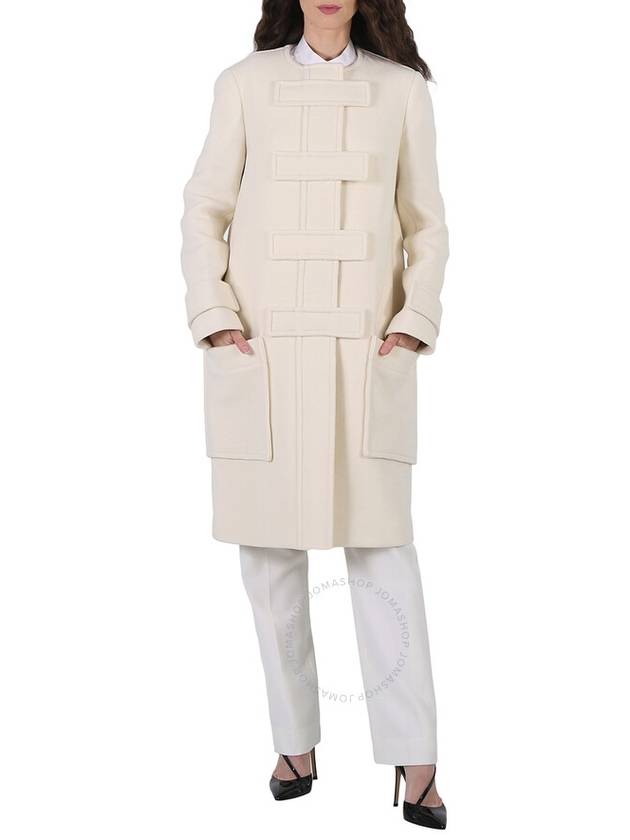 Women's Single Coat White - BURBERRY - BALAAN 2