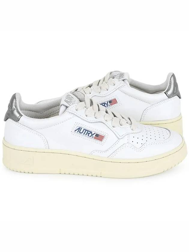 Medalist Silver Tab Low Top Sneakers White - AUTRY - BALAAN 3