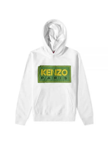 Paris Classic Popover Cotton Hoodie White - KENZO - BALAAN 1