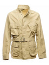 Grid A7 Belted Jacket Beige MCA0819 BE31 - BARBOUR - BALAAN 1