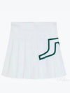 Women's Naomi Pleated Skirt White - J.LINDEBERG - BALAAN 2