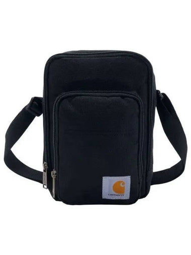 Logo Patch Cross Bag Black - CARHARTT - BALAAN 1