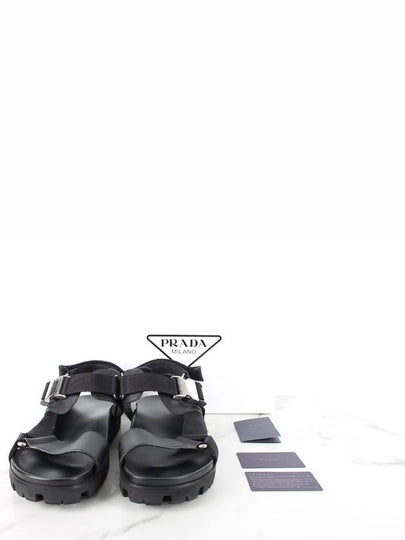 Velcro silver sandal slippers 6 250 - PRADA - BALAAN 2