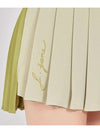 Women s Golf Wear Asymmetric Color Pleated Skirt Olive Green - J JANE - BALAAN 5