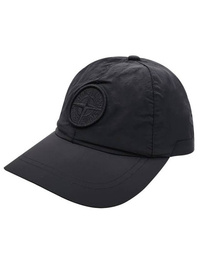 Logo Nylon Metal 6-Panel Ball Cap Black - STONE ISLAND - BALAAN 2