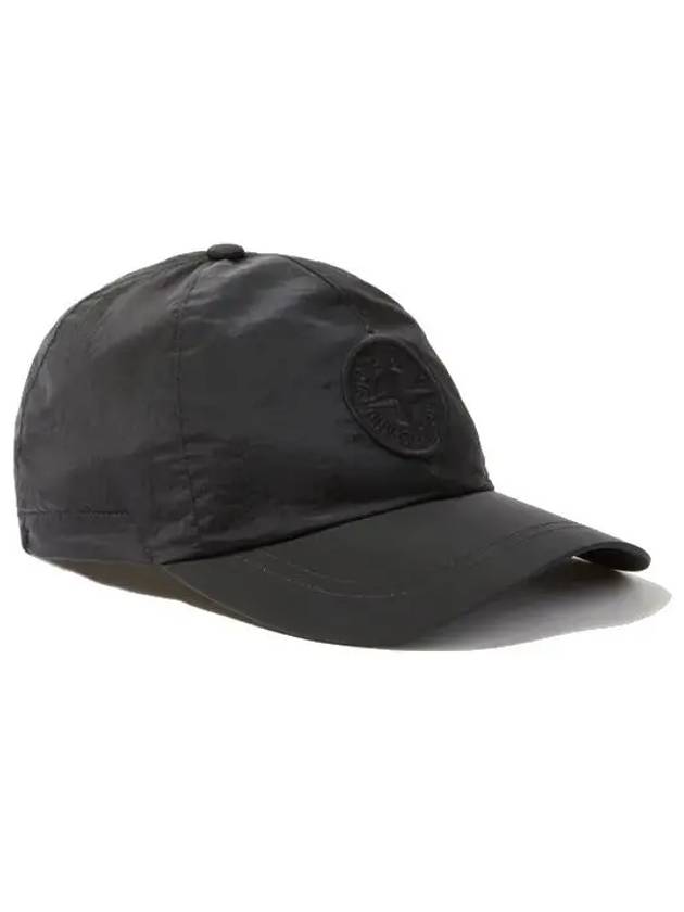 Nylon Logo Ball Cap Black - STONE ISLAND - BALAAN 2