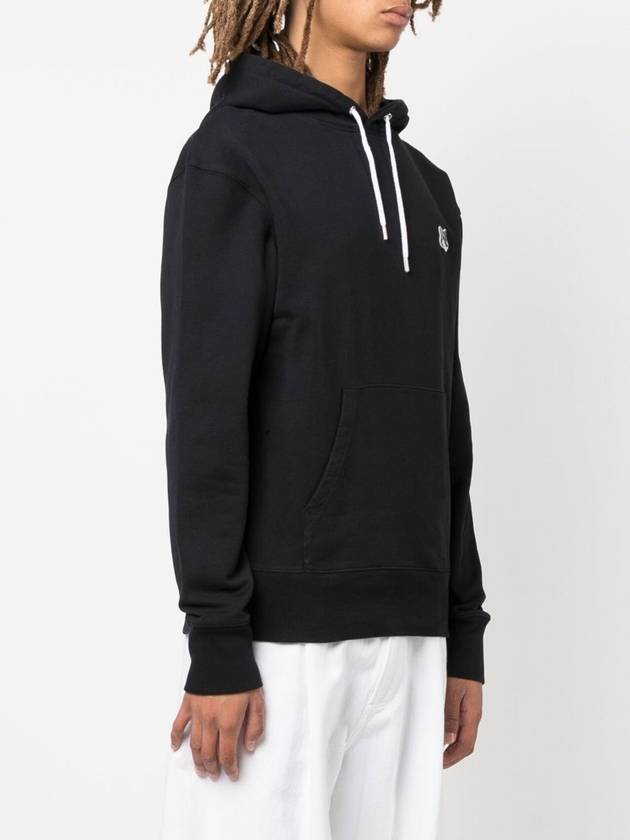 XS size black gray fox patch sweatshirt hood GU00335KM0002 - MAISON KITSUNE - BALAAN 5