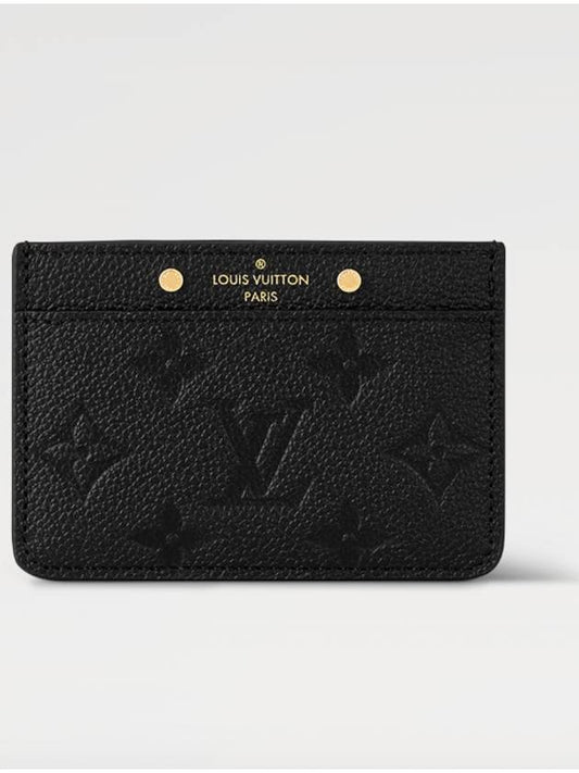 Monogram Empreinte Card Wallet Black - LOUIS VUITTON - BALAAN 2