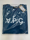 VPC Logo Crew Neck Sweatshirt Blue - A.P.C. - BALAAN 7