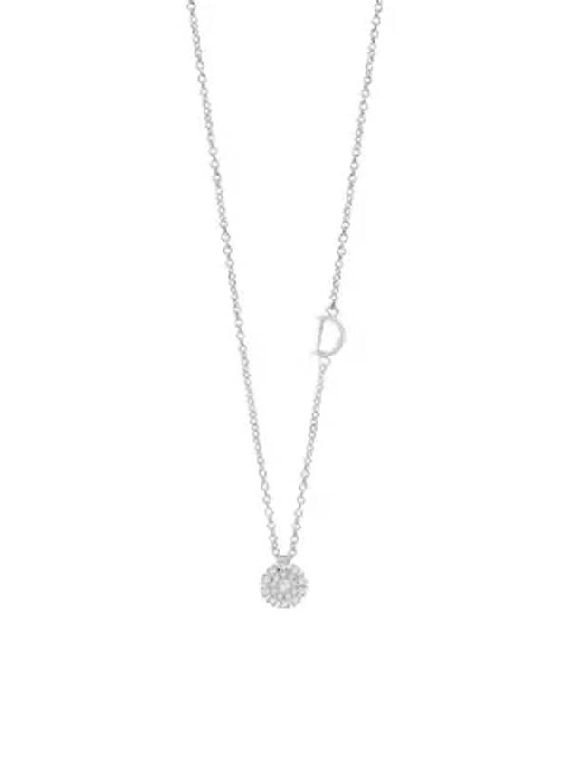 Margherita diamond necklace white gold - DAMIANI - BALAAN 1