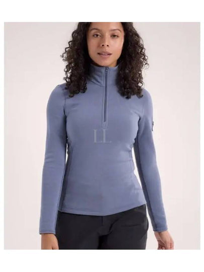 Kyanite Baselayer Zip Neck Long Sleeve T-Shirt Stratus - ARC'TERYX - BALAAN 2