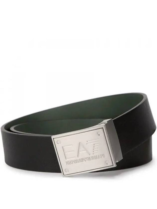 Reversible Leather Belt Black - EMPORIO ARMANI - BALAAN 2