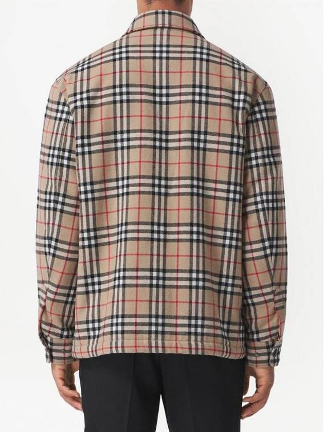 Vintage Check Wool Cotton Shirt Jacket 8043839 Free - BURBERRY - BALAAN 3