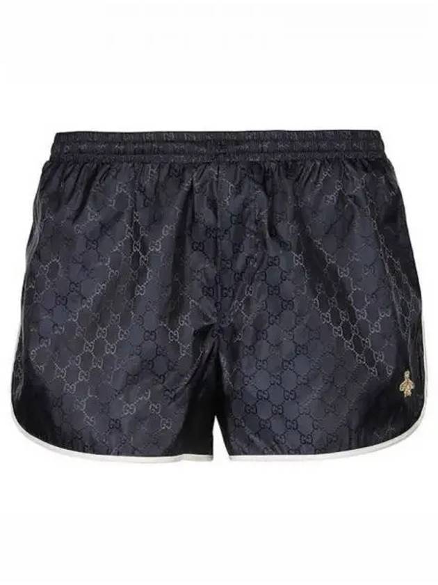 Monogram Nylon Swim Shorts Navy - GUCCI - BALAAN 2