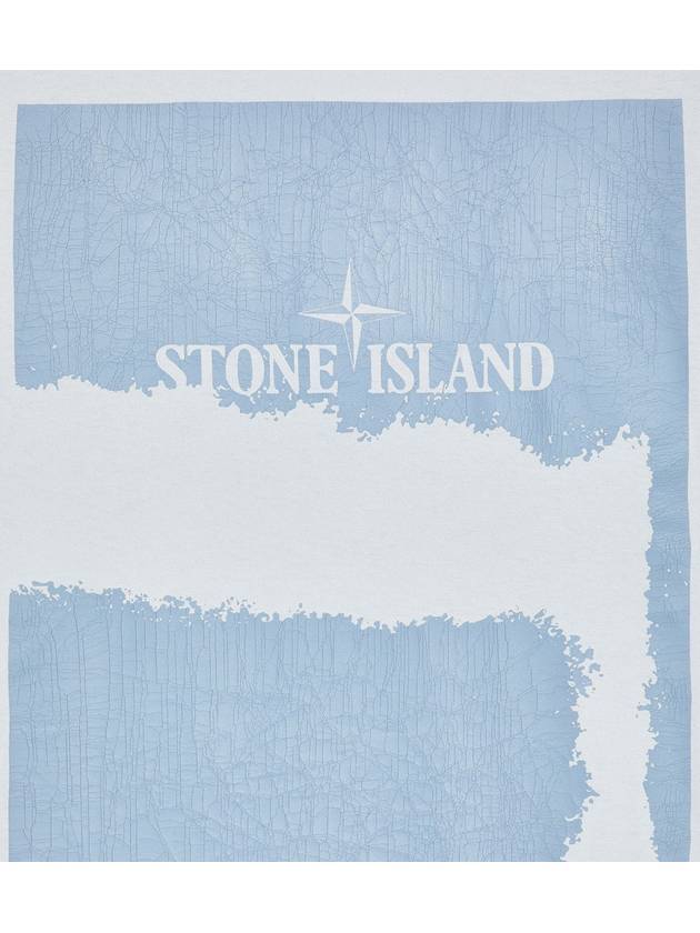 Logo printed short sleeve t shirt 80152RC90 V0041 - STONE ISLAND - BALAAN 4