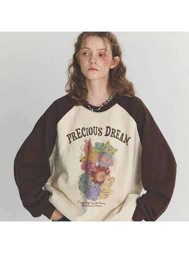 Precious Raglan Sweatshirt Beige Brown - CPGN STUDIO - BALAAN 1