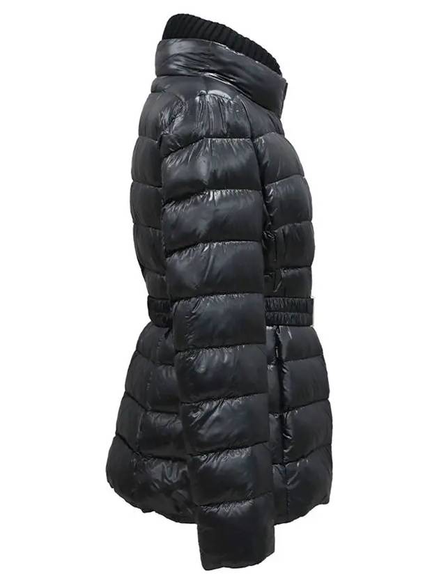 Women's Claudia Belted Down Padded Jacket Black - HERNO - BALAAN 4