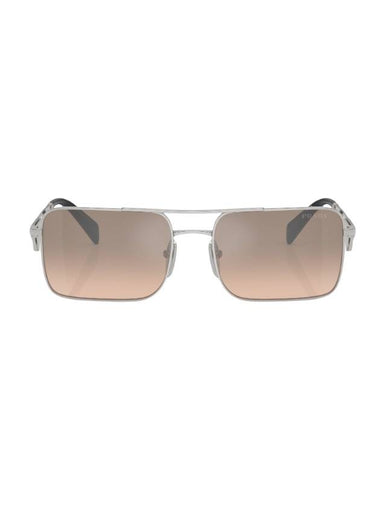 Eyewear Logo Sunglasses Silver - PRADA - BALAAN 1