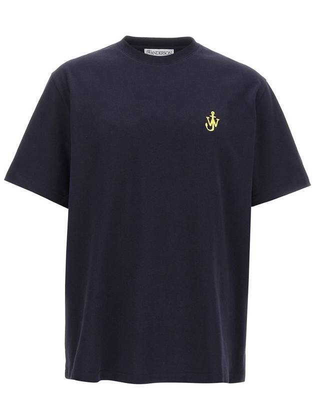 JW Anderson 'Anchor Embroidery' T-Shirt - JW ANDERSON - BALAAN 1