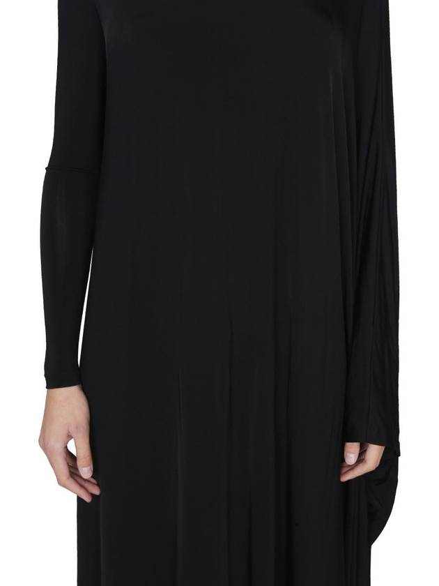 minimalist maxi stretch jersey long dress black - BALENCIAGA - BALAAN 5