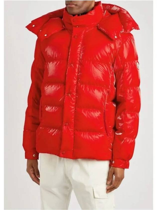 Verdon arm logo patch short down jacket red men s padding 1A00264 596B4 454 - MONCLER - BALAAN 4