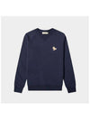 Play Fox Navy Sweatshirt GU00342KM0002 - MAISON KITSUNE - BALAAN 1