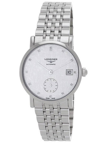 Longines Elegant Automatic Diamond Silver Dial Ladies Watch L43124776 - LONGINES - BALAAN 1