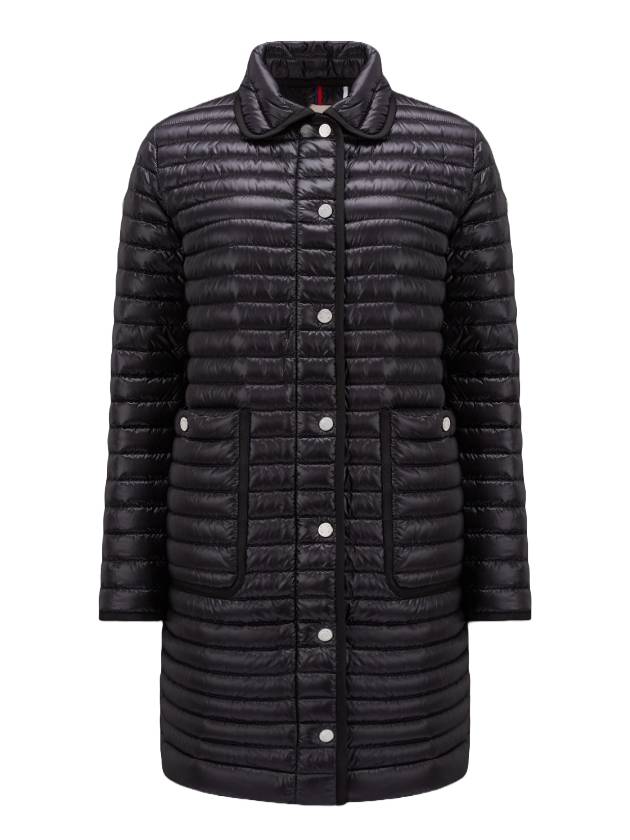 Nettes Long Down Padding Black - MONCLER - BALAAN 1