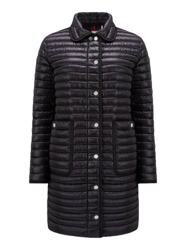 Nettes Long Down Padding Black - MONCLER - BALAAN 1