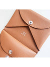 Calvi Duo Card Wallet Brown - HERMES - BALAAN 3